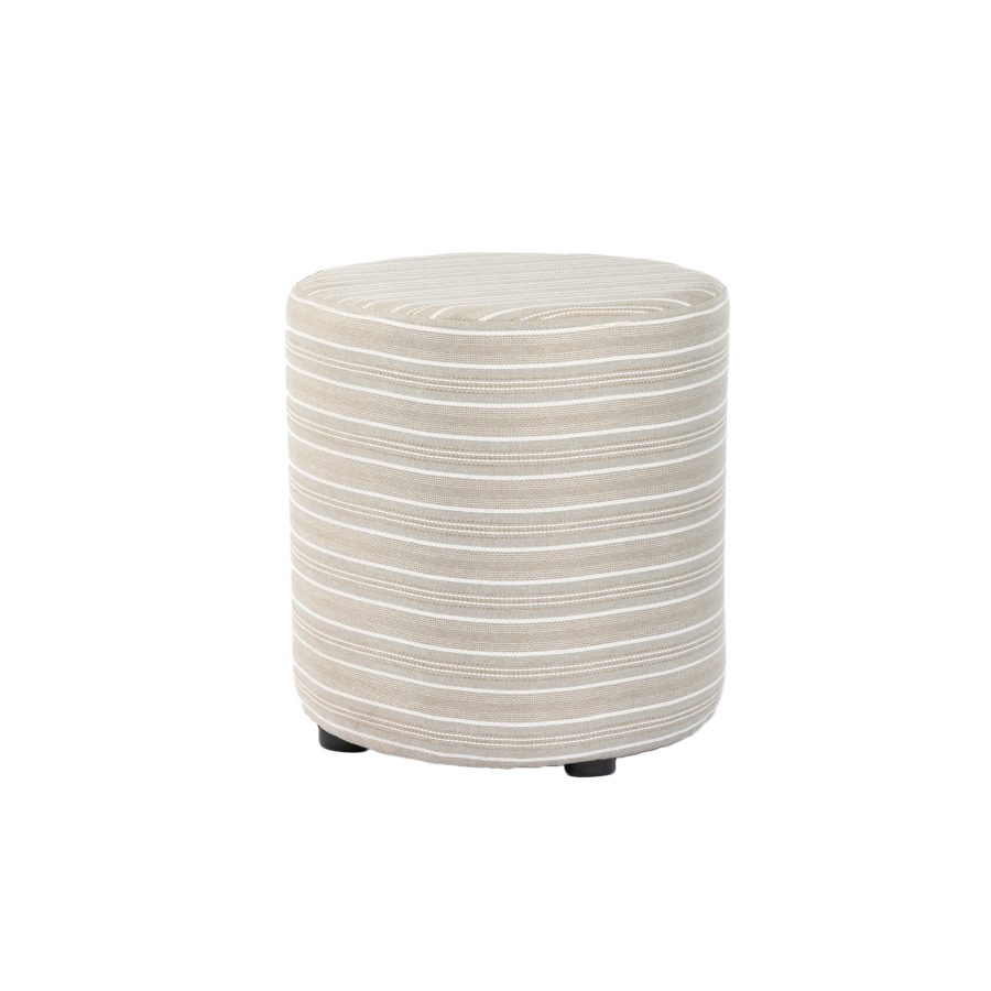 Puf Cilindro Rayas Neutros