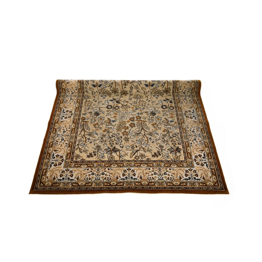 Alfombra Marrón - Flores