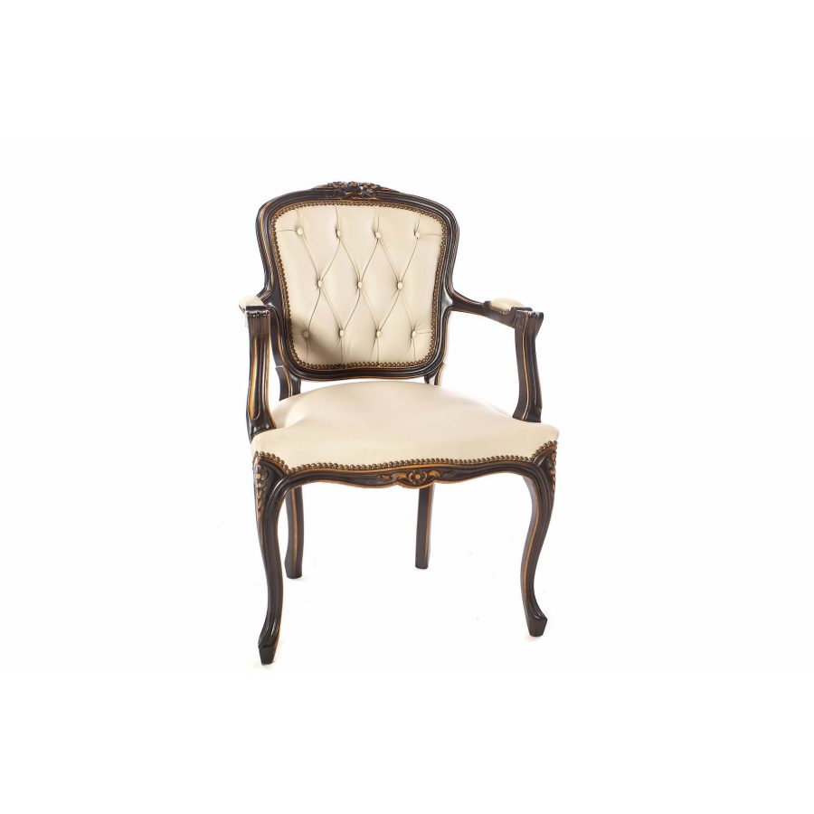 Sillón Luis XV Piel