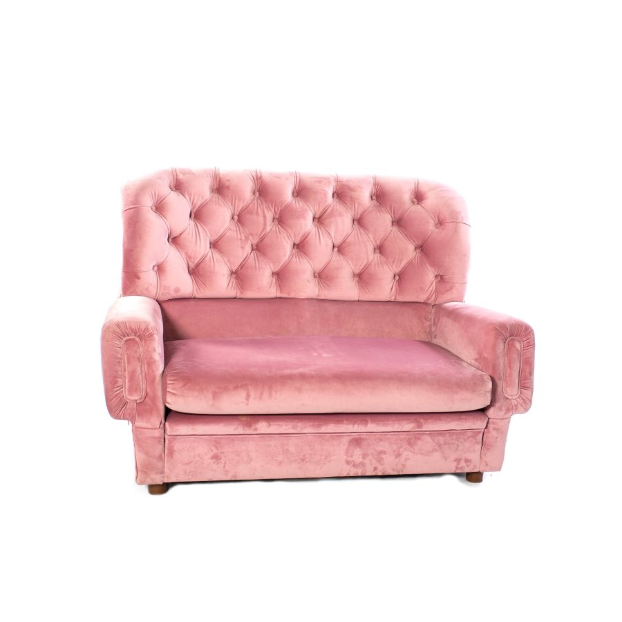 Sofá Pink Velvet Rosa