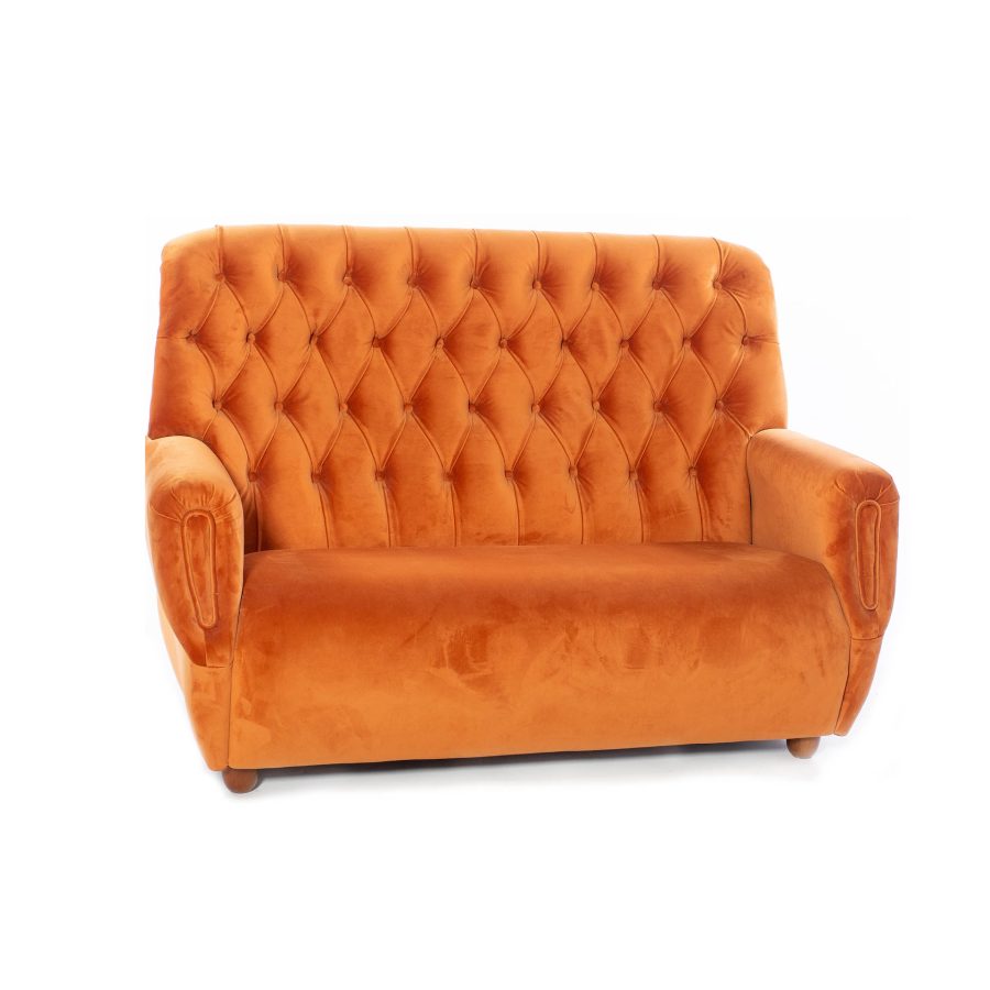 Sofá Hades Velvet Naranja