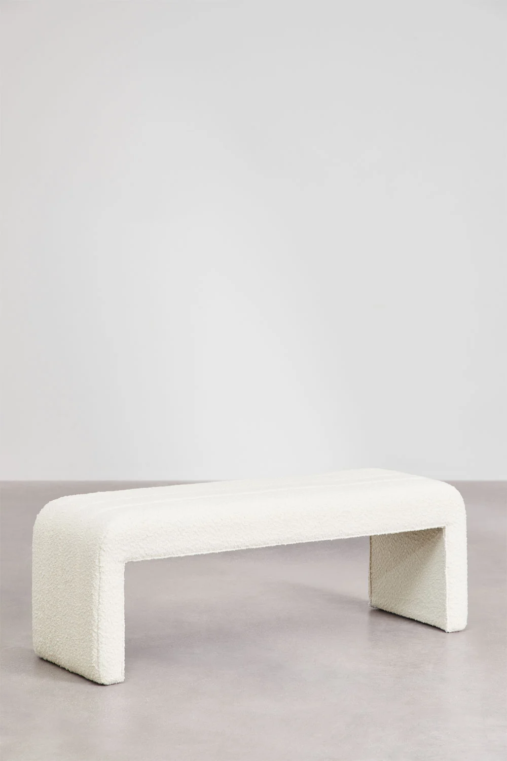 banqueta blanca borreguito